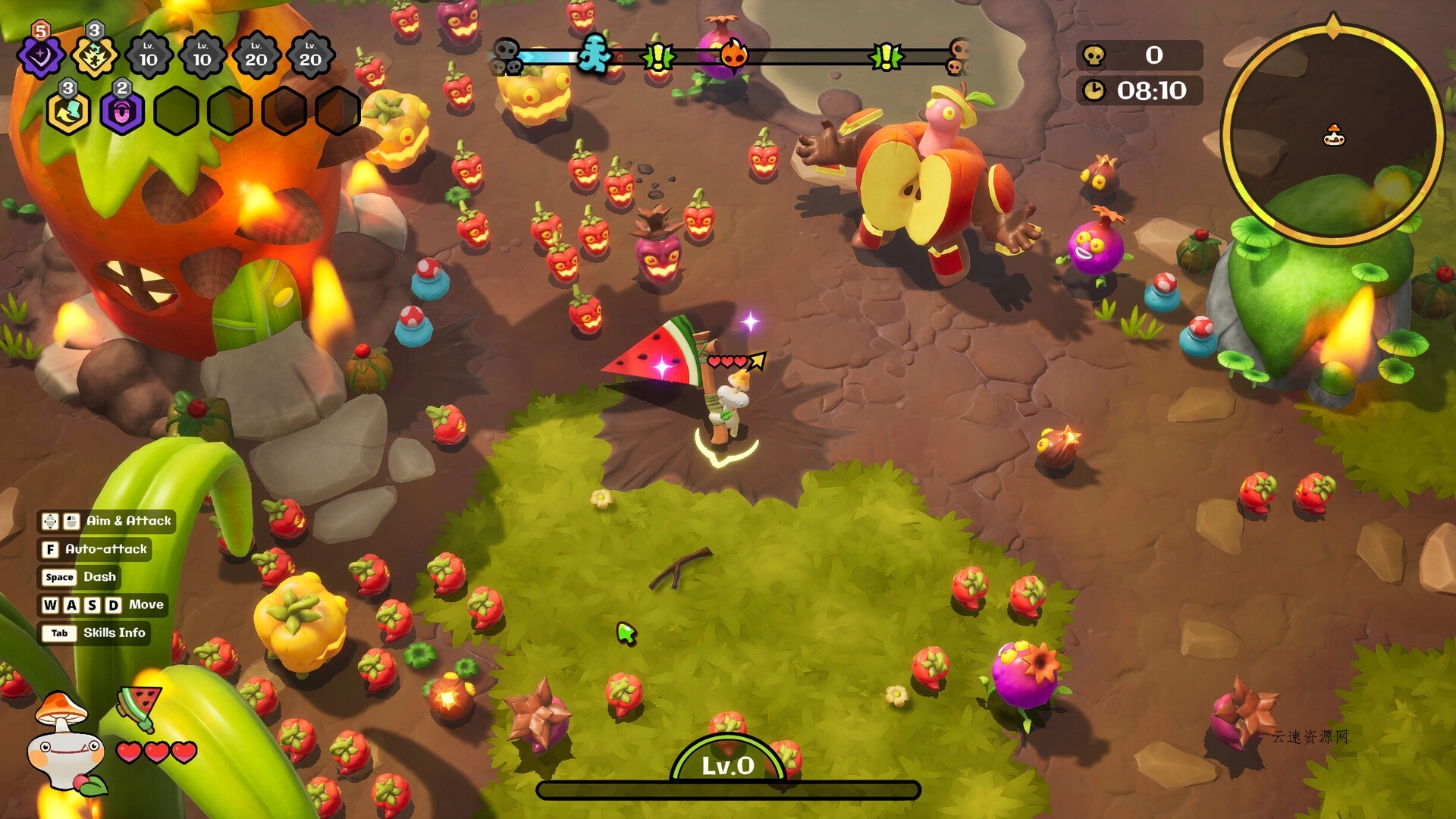 疯菇突围/Funguys Swarm 疯菇突围/Funguys Swarm