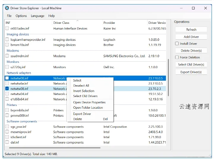 Driver Store Explorer(Windows驱动管理工具)源码网-手游源码|端游源码|小程序源码|网站模板资源免费分享下载 - 云速资源网多元化资源共享平台