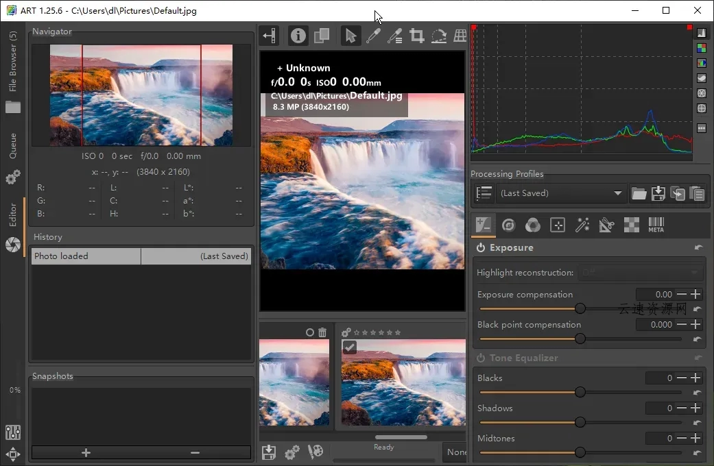 ART(免费开源RAW图片处理软件)源码网-手游源码|端游源码|小程序源码|网站模板资源免费分享下载 - 云速资源网多元化资源共享平台