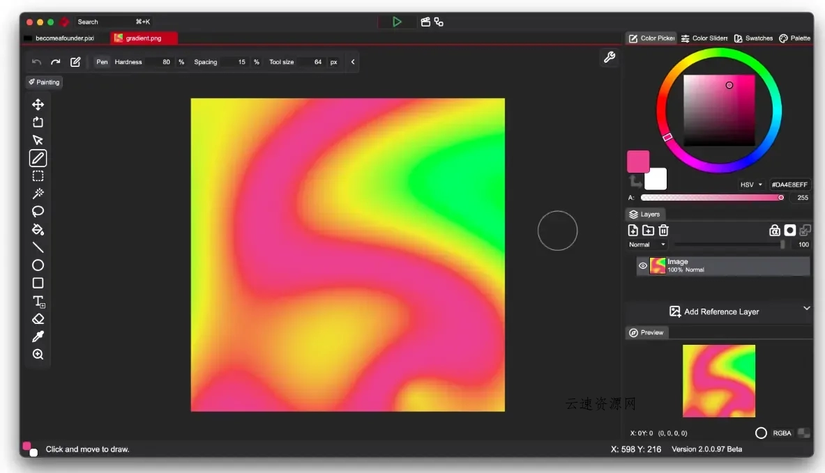 PixiEditor(开源免费2D图形编辑器)源码网-手游源码|端游源码|小程序源码|网站模板资源免费分享下载 - 云速资源网多元化资源共享平台
