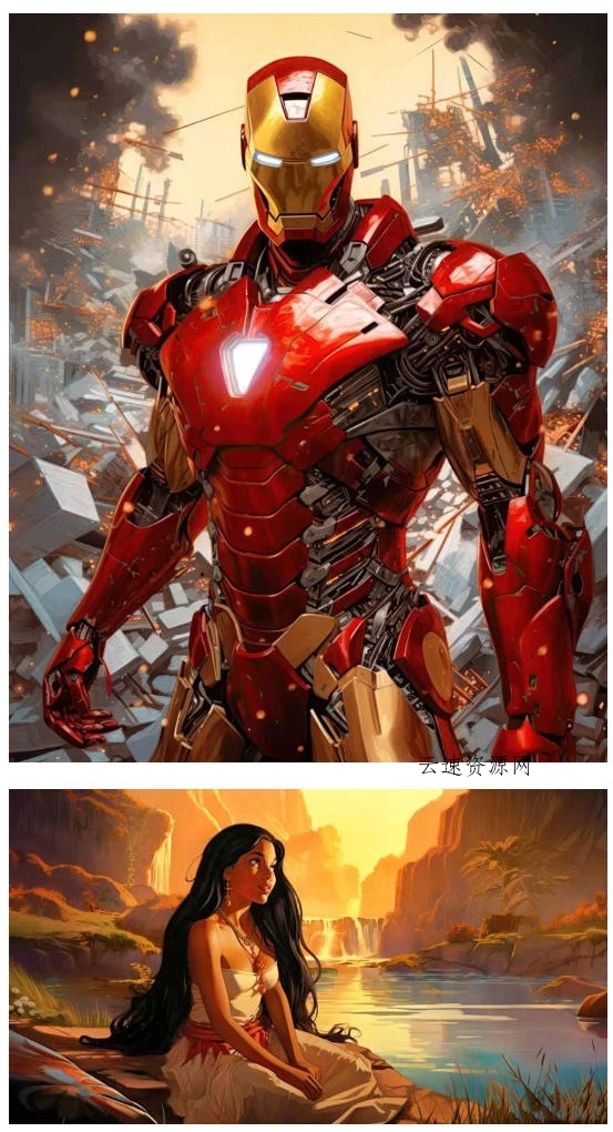 利用Midjourney AI人工智能轻松创作漫画插画教程，零基础创作完整漫画插画源码网-手游源码|端游源码|小程序源码|网站模板资源免费分享下载 - 云速资源网多元化资源共享平台