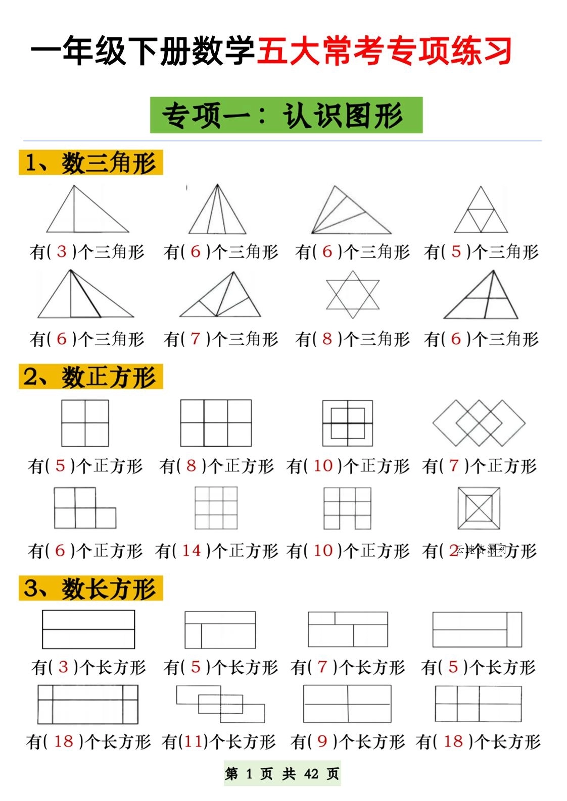 图片[1]源码网-手游源码|端游源码|小程序源码|网站模板资源免费分享下载 - 云速资源网一年级下册数学五大常考专项练习 - 多元化资源共享平台源码网-手游源码|端游源码|小程序源码|网站模板资源免费分享下载 - 云速资源网多元化资源共享平台