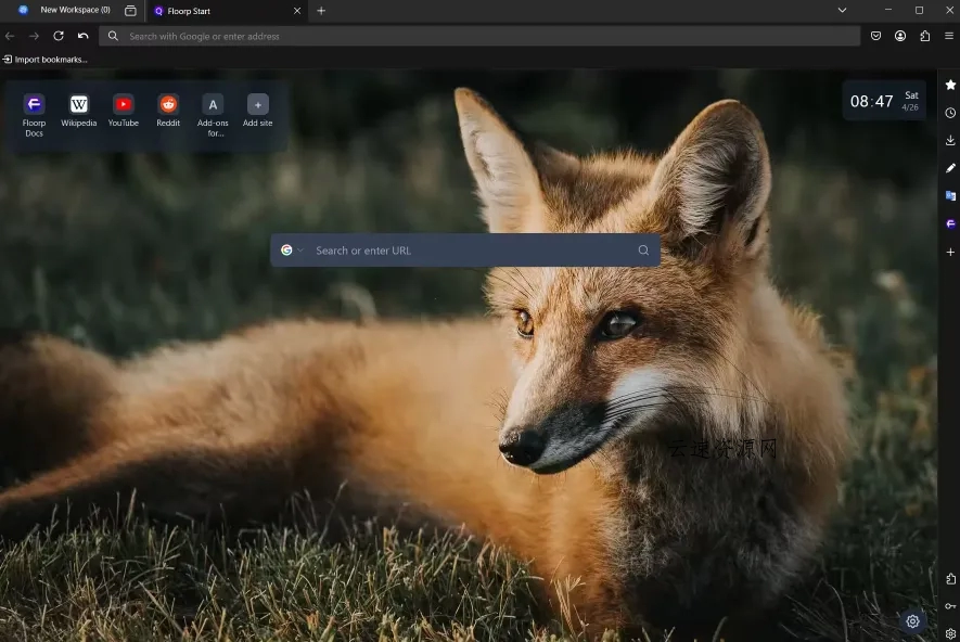 Floorp(基于Firefox的开源浏览器)源码网-手游源码|端游源码|小程序源码|网站模板资源免费分享下载 - 云速资源网多元化资源共享平台