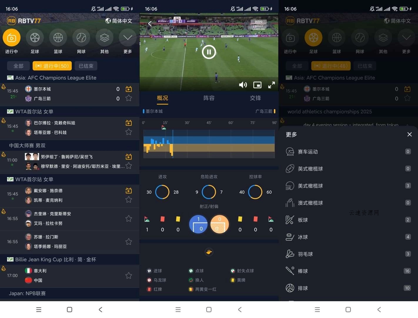 RBTV77体育直播v2.0.60高级版源码网-手游源码|端游源码|小程序源码|网站模板资源免费分享下载 - 云速资源网多元化资源共享平台
