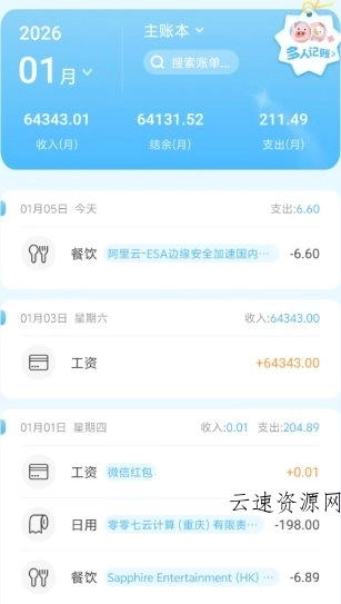 记账猪v2.1.8高级版源码网-手游源码|端游源码|小程序源码|网站模板资源免费分享下载 - 云速资源网多元化资源共享平台