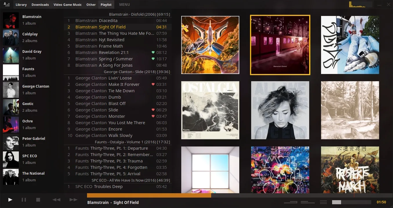 Tauon(开源免费桌面音乐播放器)源码网-手游源码|端游源码|小程序源码|网站模板资源免费分享下载 - 云速资源网多元化资源共享平台